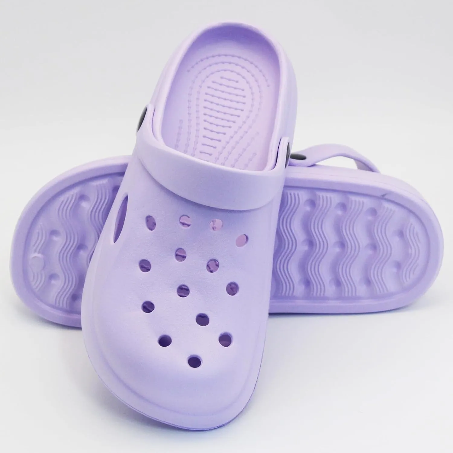 Comfy Garden Clogs for Women and Men, Slip On Mules Sandals Lightweight Slippers Outside Home Casual Wear Non-Slip Air Cushion Thick Bottom Slides Shoes