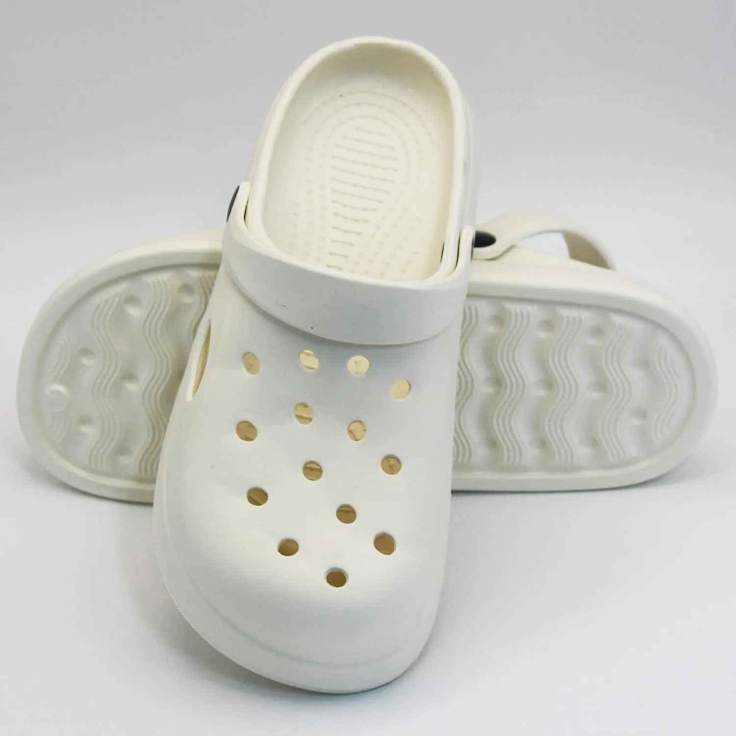 Comfy Garden Clogs for Women and Men, Slip On Mules Sandals Lightweight Slippers Outside Home Casual Wear Non-Slip Air Cushion Thick Bottom Slides Shoes