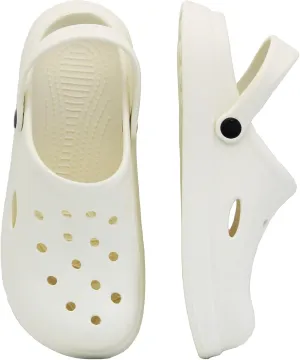 Comfy Garden Clogs for Women and Men, Slip On Mules Sandals Lightweight Slippers Outside Home Casual Wear Non-Slip Air Cushion Thick Bottom Slides Shoes