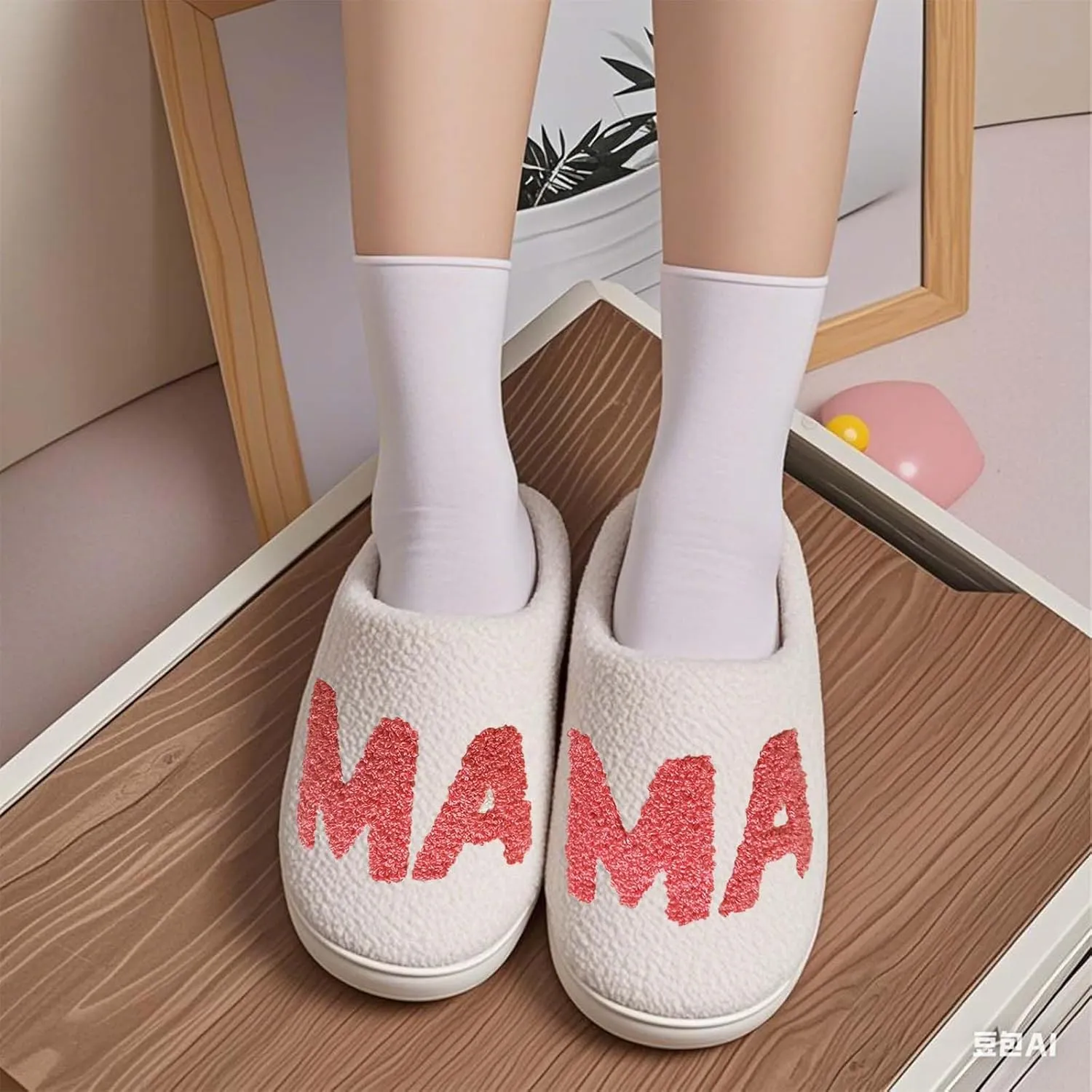 Comfy House Slippers For Women Men, Ladies Fuzzy Bedroom Slippers,indoor Outdoor Memory Foam Shoes