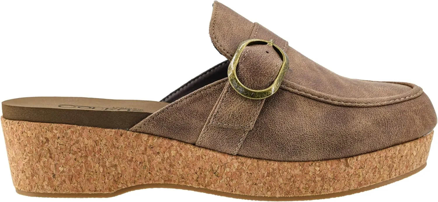 Corkys Footwear Womens All Get Out Clog - Featuring a Slip-in Design, A Functional Buckle, and The Signature Corkys Soft EVA Insoles for All-Day Comfort