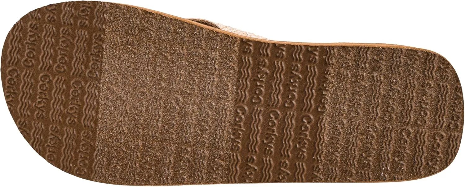 Corkys Footwear Women's Take A Dip Flip Flops - Featuring a Stylish V-Strap Design and a 2.5-Inch Platform, Blending Casual Elegance with Ultimate Comfort