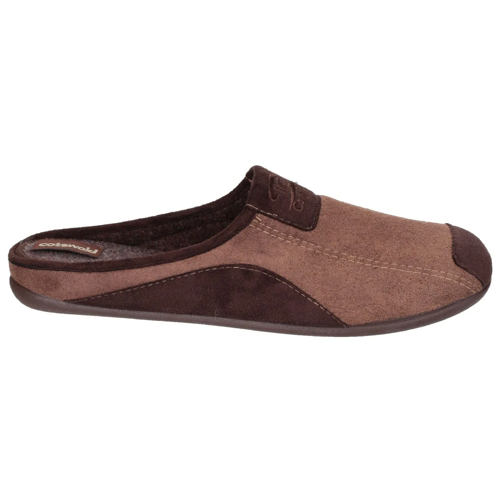 Cotswold Westwell Textile Men's Brown Slippers