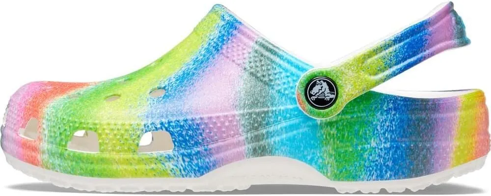 Crocs Classic Solar Rainbow Clogs