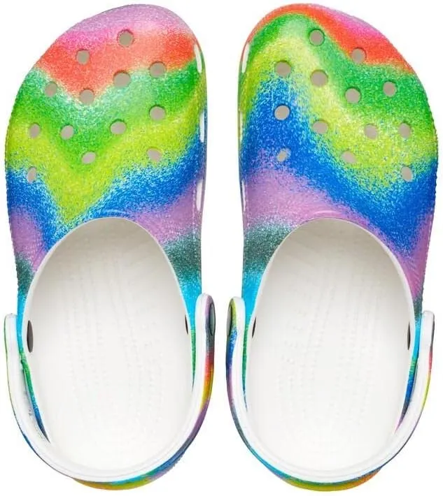 Crocs Classic Solar Rainbow Clogs