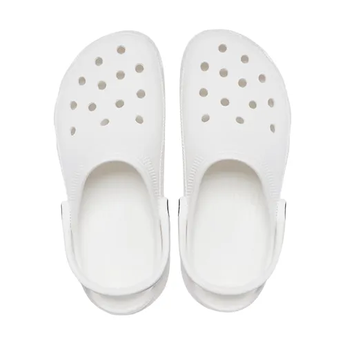 Crocs Ladies Classic Platform Clogs - 206750 - White