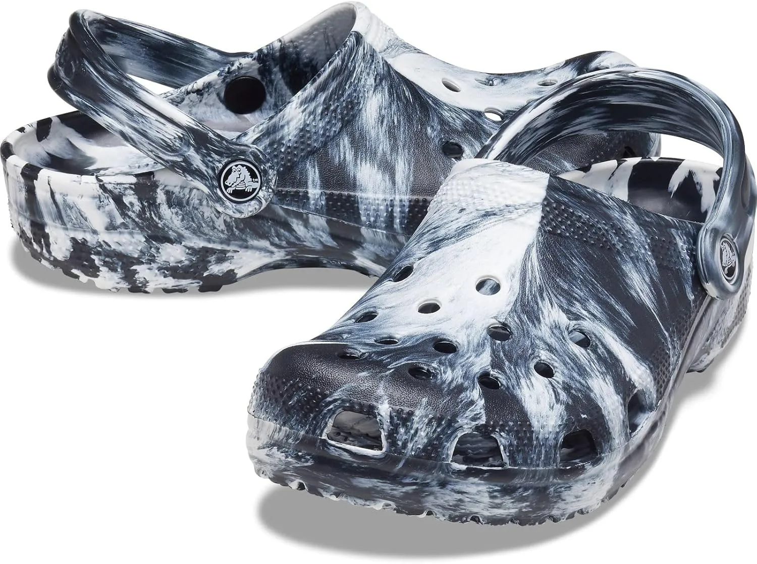 Crocs Unisex Classic Marbled Tie-Dye Clog