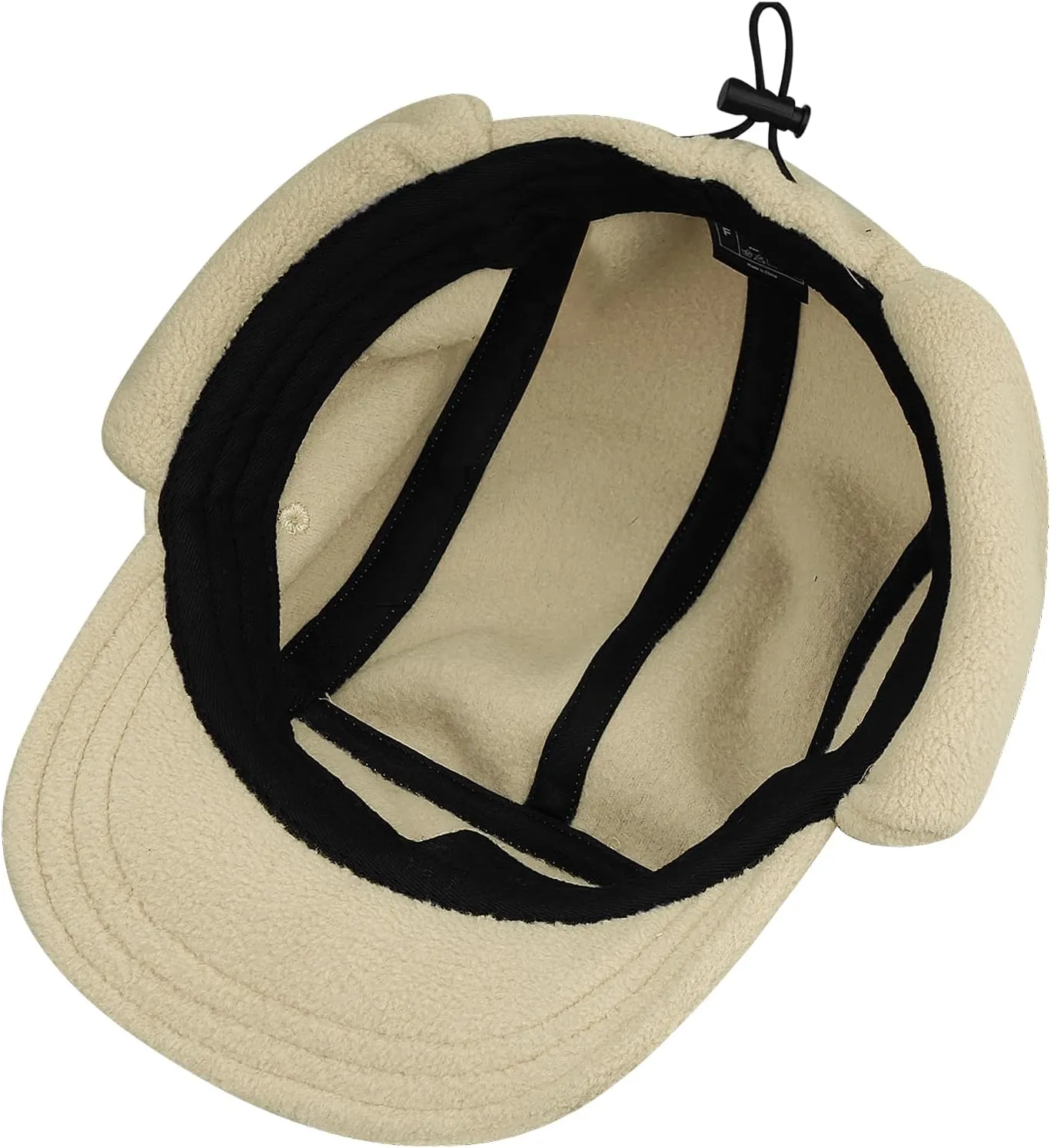 Croogo Earflaps Baseball Cap Winter Trapper Hats for Men Warm Trooper Visor Hat 5 Panel Flat Bill Caps Snow Eskimo Hat