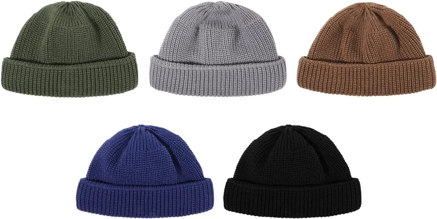 Croogo Knitted Beanie - Stylish Cuffed Skull Cap - Acrylic Watch Cap for Fishermen & Landlords
