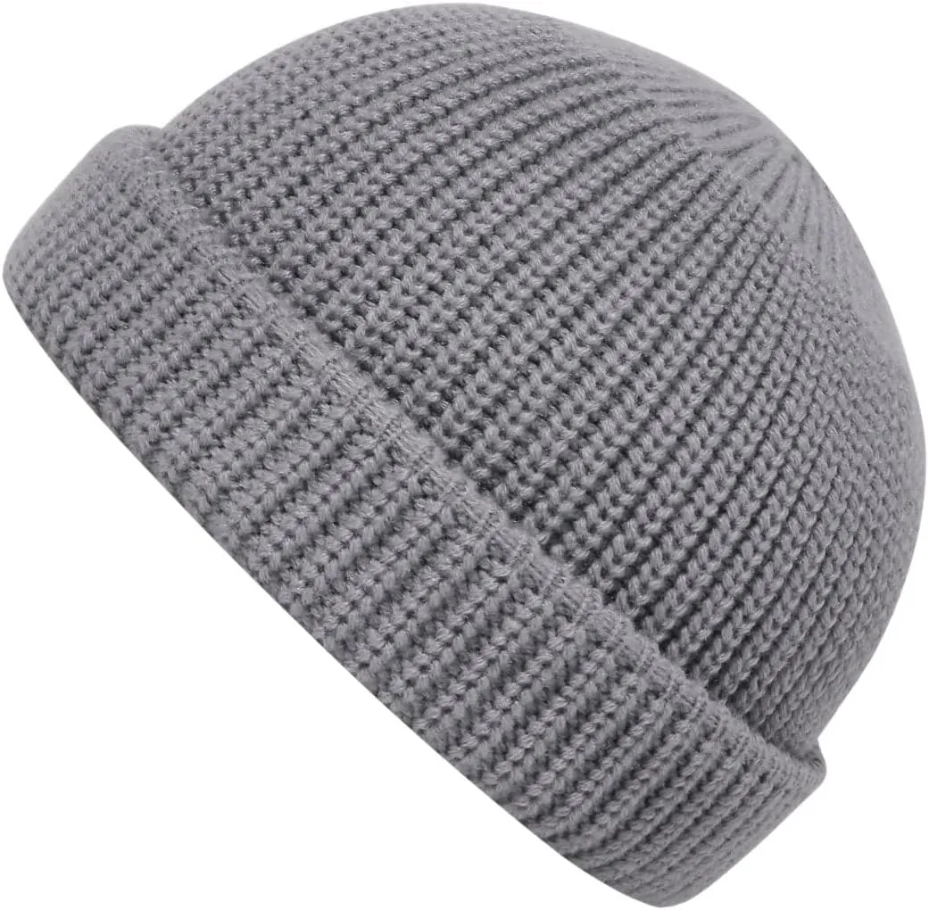 Croogo Knitted Beanie - Stylish Cuffed Skull Cap - Acrylic Watch Cap for Fishermen & Landlords