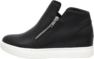 CUSHIONAIRE Women's Hart Hidden Wedge Sneaker  Wide Width Available
