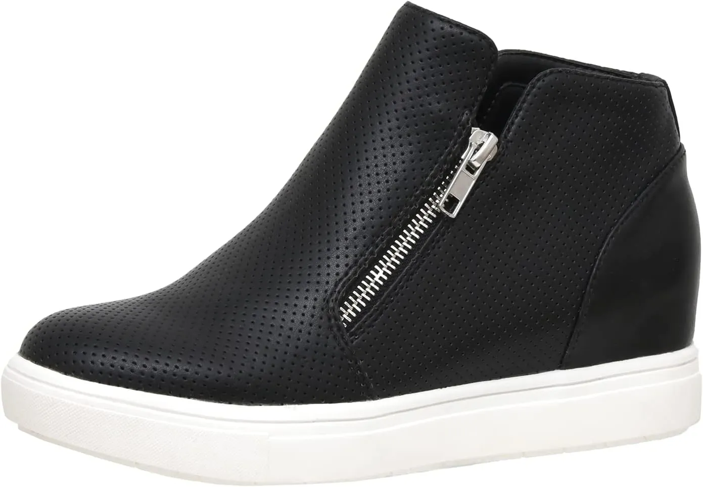CUSHIONAIRE Women's Hart Hidden Wedge Sneaker  Wide Width Available