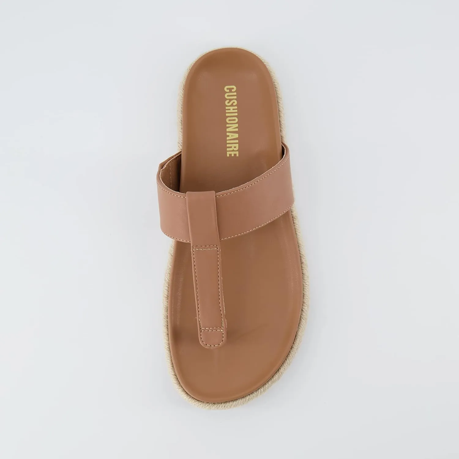 CUSHIONAIRE Women's Nacho Espadrille footbed sandal with  Comfort, Wide Widths Available