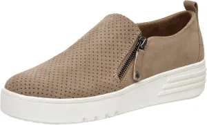 CUSHIONAIRE Women's Nissa Casual Zipper Slip on with  Memory Foam & Wide Widths Available