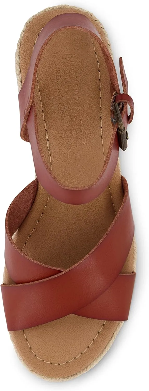 CUSHIONAIRE Women's Robbie espadrille Wedge Sandal  Memory Foam and Wide Widths Available