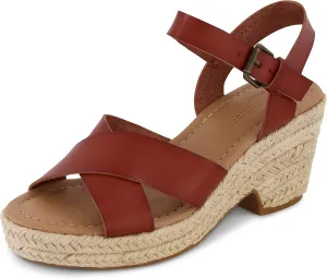 CUSHIONAIRE Women's Robbie espadrille Wedge Sandal  Memory Foam and Wide Widths Available