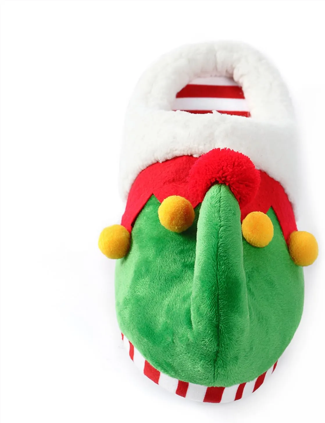 Cute Elf Shoes for Women Men - Furry Home Nonslip Slippers - Comfy Bedroom Holiday Animal Indoor Outdoor Shoes