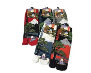 Design Tabi Sneaker Socks - Mt Fuji (M-L)