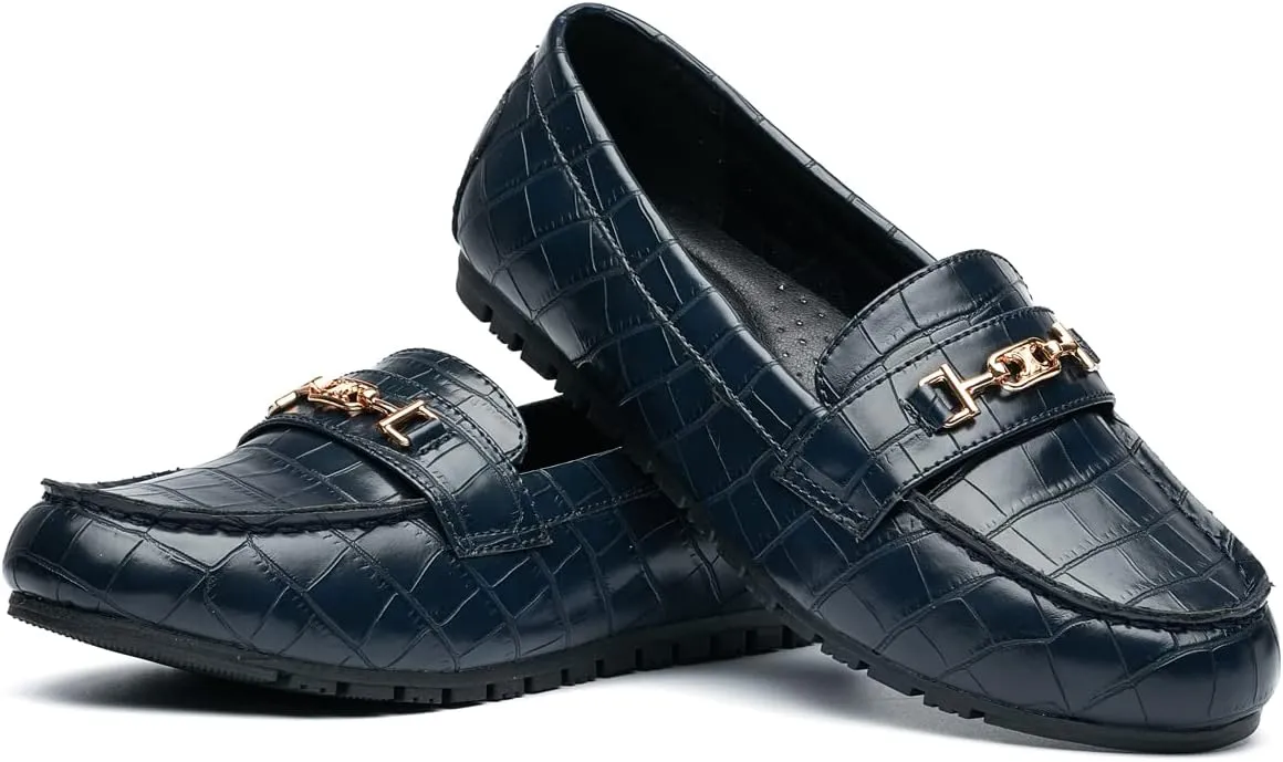 DeYashopin Women's Loafer Shoes Leisure Slip On Work Shoes Comfort Walking Flats