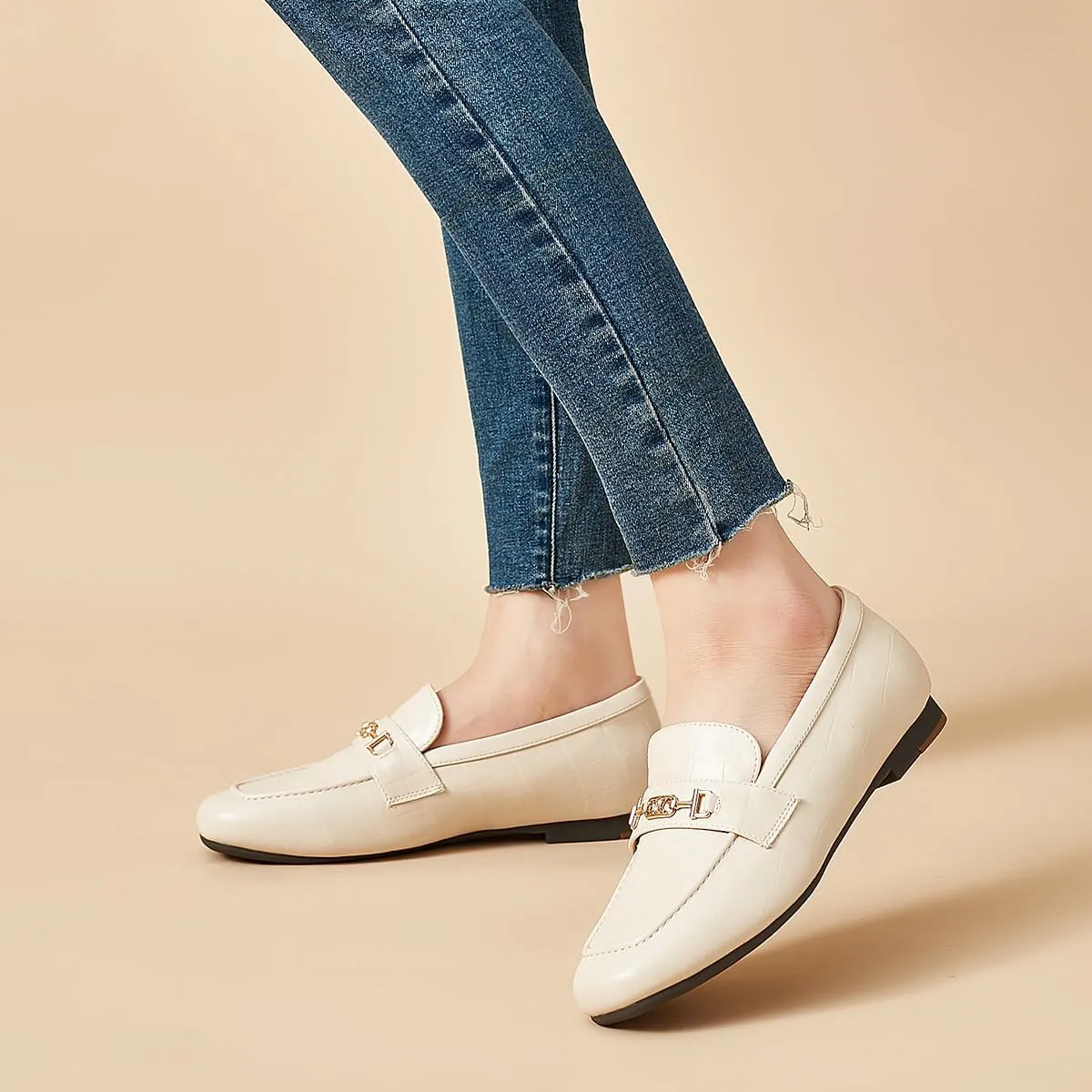 DeYashopin Women's Loafer Shoes Leisure Slip On Work Shoes Comfort Walking Flats