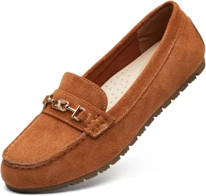 DeYashopin Women's Loafer Shoes Leisure Slip On Work Shoes Comfort Walking Flats