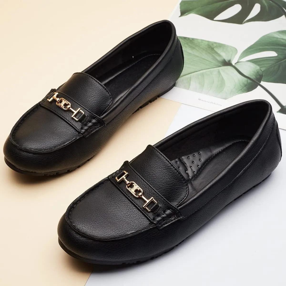 DeYashopin Women's Loafer Shoes Leisure Slip On Work Shoes Comfort Walking Flats