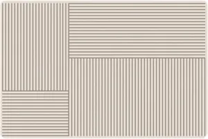 Diatomaceous Earth Bath Mat Super Absorbent, Stripes Non Slip Bath Mmats for Bathroom Floor and Toilet, Quick Dry Diatomite Mat, Machine Washable for Floor, Tub and Shower(40x60cm)