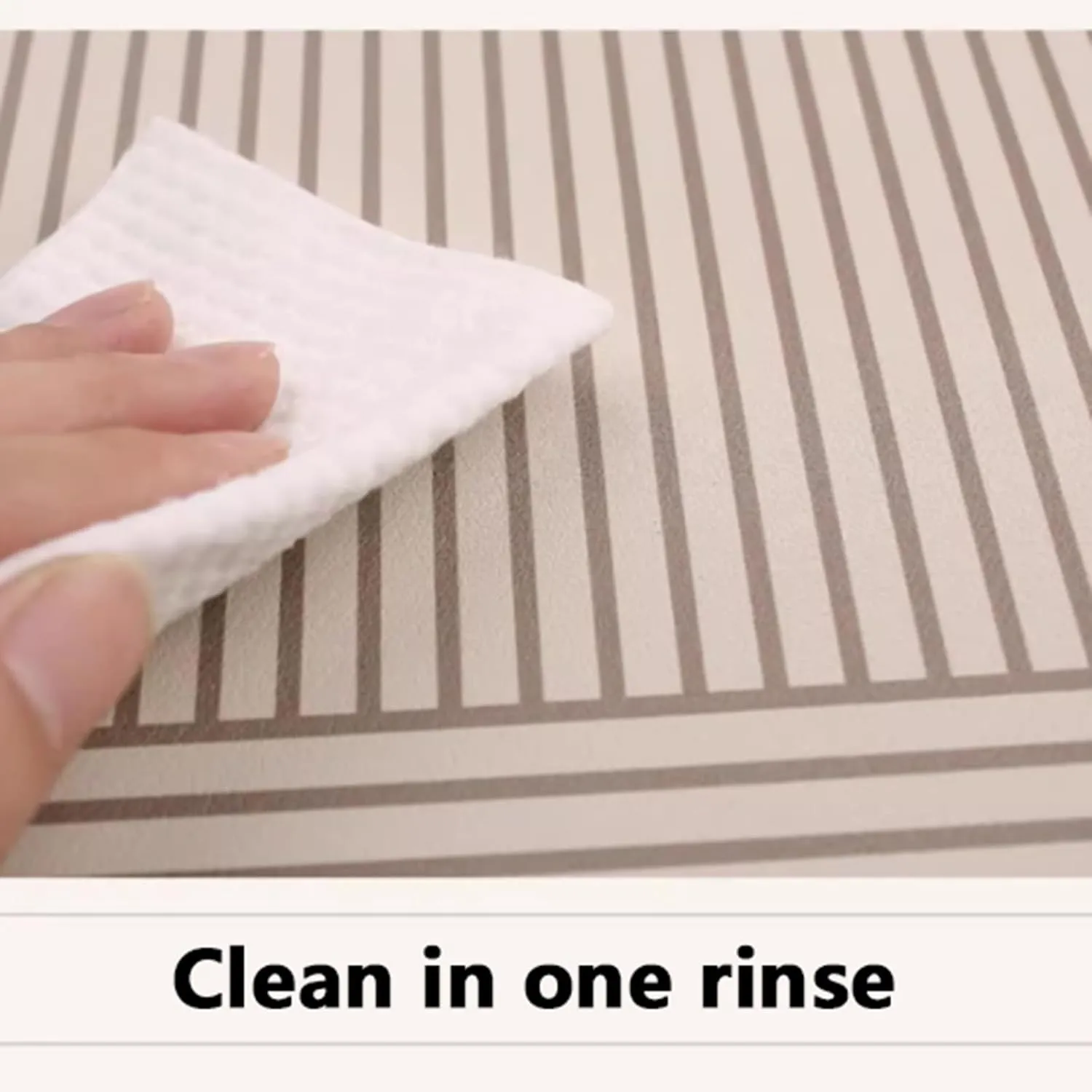 Diatomaceous Earth Bath Mat Super Absorbent, Stripes Non Slip Bath Mmats for Bathroom Floor and Toilet, Quick Dry Diatomite Mat, Machine Washable for Floor, Tub and Shower(40x60cm)