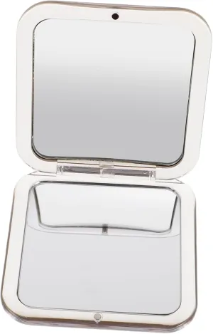 Didiseaon Travel Vanity Mirror Portable Folding Mini Square Makeup Mirror for Women