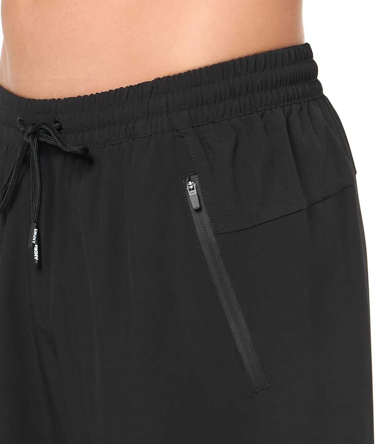 DKNY Men's Stretch Quick Dry Volley UPF 40  Protection Swim Trunk