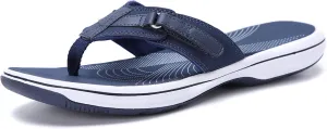 DOGDAN Women's Flip Flops Thong Cushion Sandals Toepost Slippers