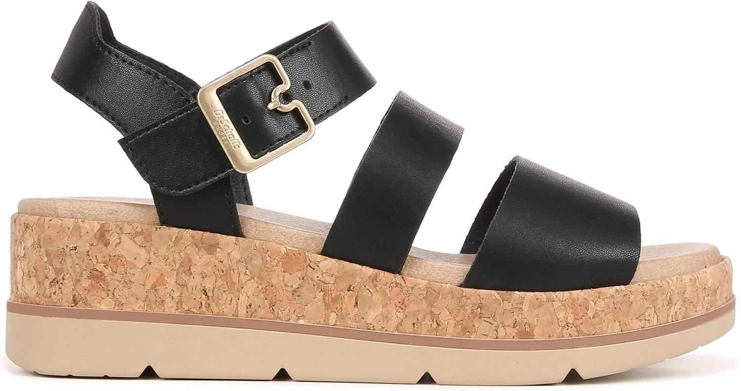 Dr. Scholl's Shoes Women's Once Twice Espadrille Wedge Sandal