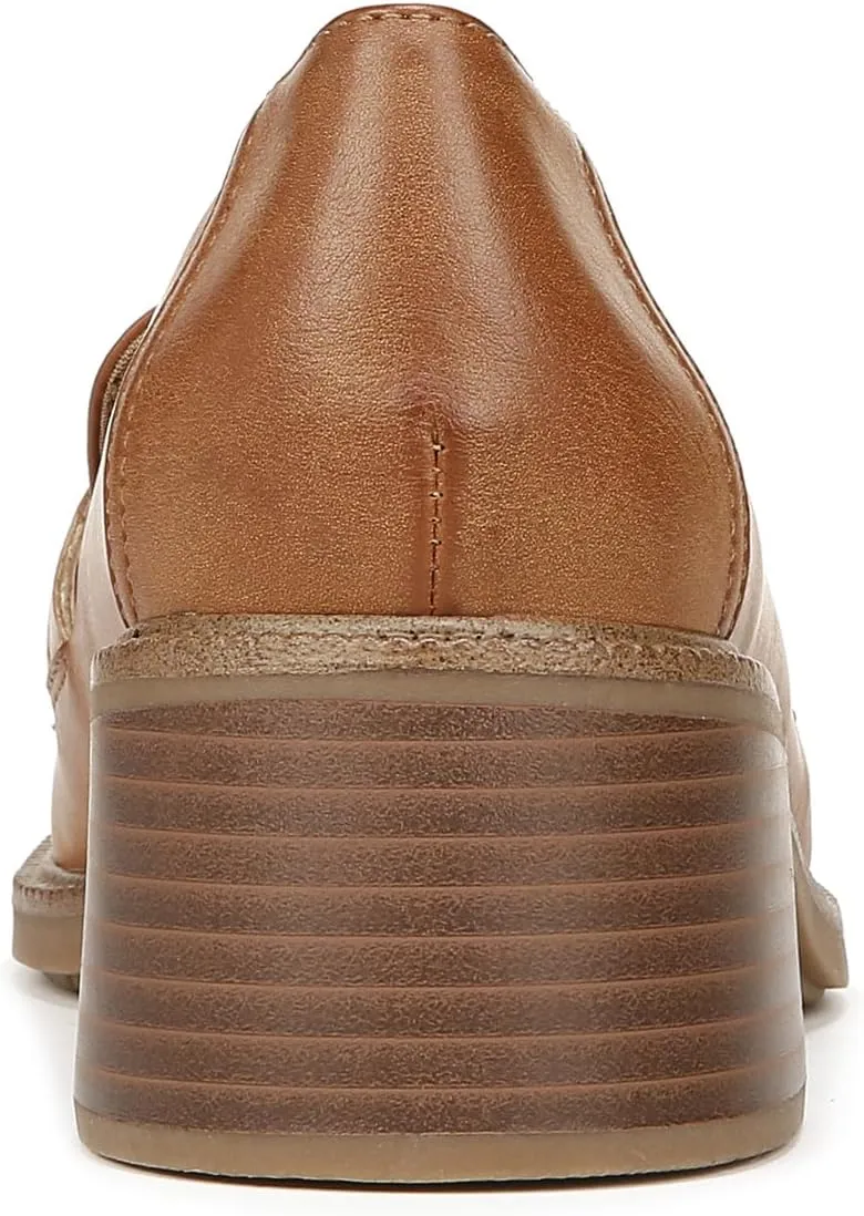 Dr. Scholl's Shoes Womens Rate Up Bit Slip On Block Heel Loafer