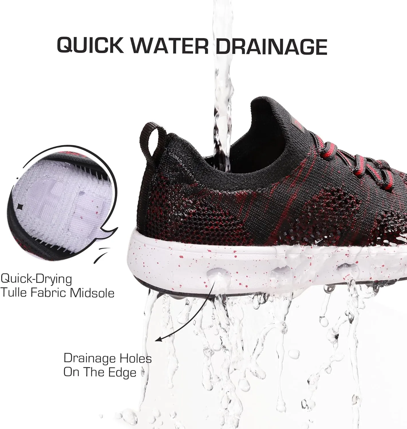 DREAM PAIRS Boys Girls Sneakers Kids Slip on Summer Quick Dry Lightweight Aqua Water Shoes