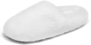 DREAM PAIRS Women's Plush Fuzzy Slip on Indoor Outdoor Winter House Slippers