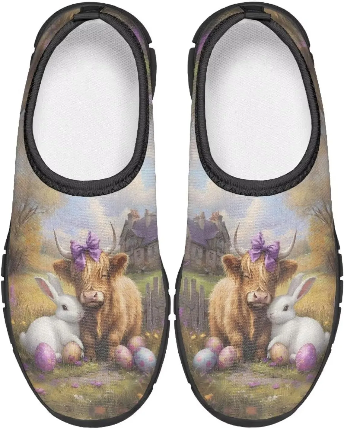 Easter Shoes for Girls Holiday Casual Shoes Trendy Kids Slip On Sneakers