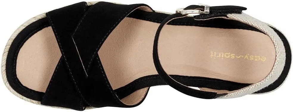 Easy Spirit Women's Shandra Espadrille Wedge Sandal