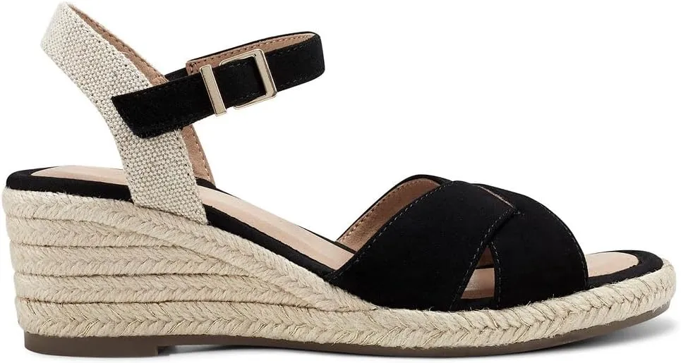 Easy Spirit Women's Shandra Espadrille Wedge Sandal