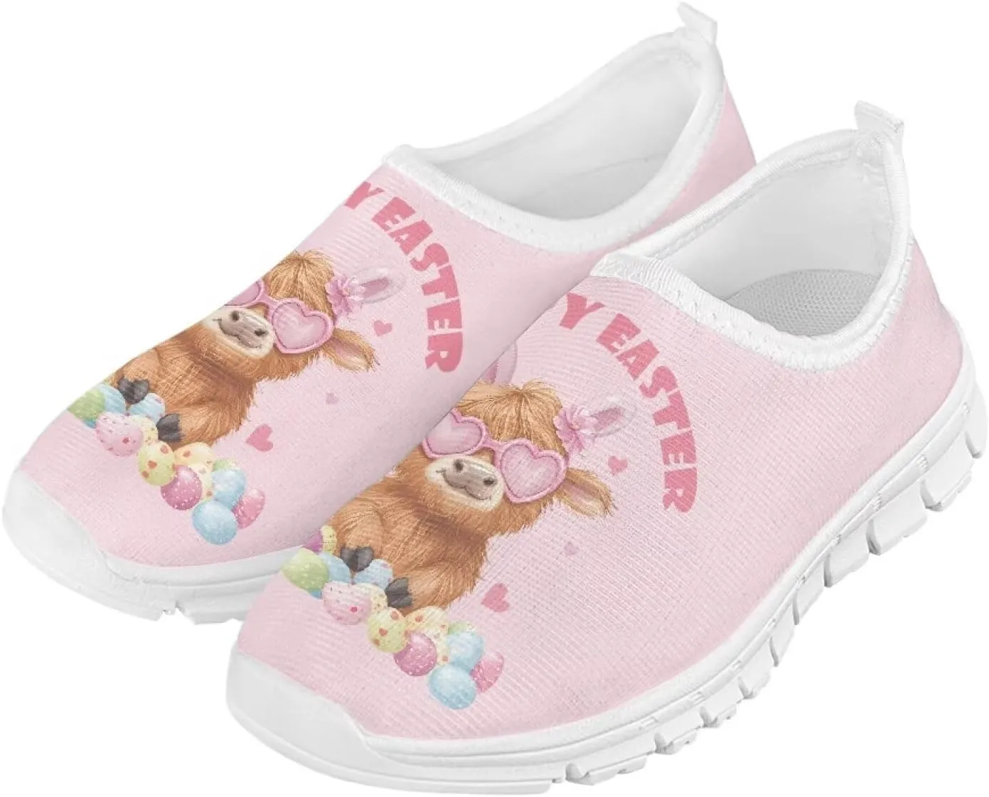 Eater Shoes for Girls Slip On Sneakers Kids Running Shoes Travel Shoes