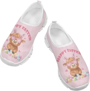 Eater Shoes for Girls Slip On Sneakers Kids Running Shoes Travel Shoes