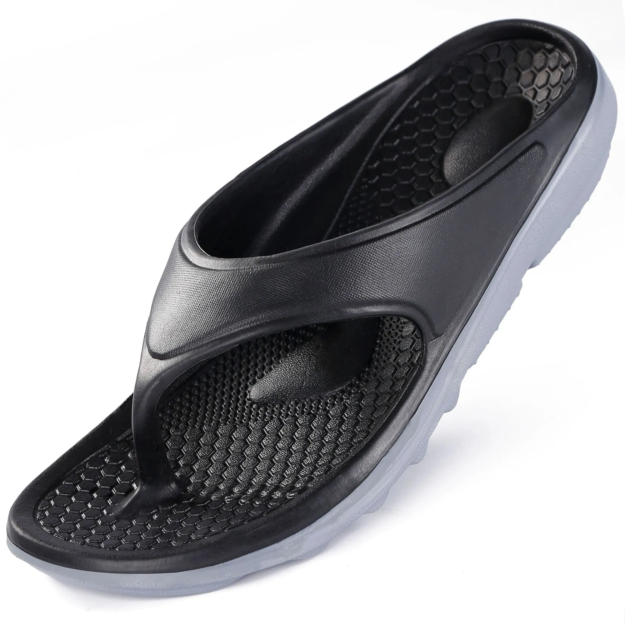 Ecetana Flip Flops for Men Thong Sandals Thick Cushion Non Slip Pool Shower Sandals