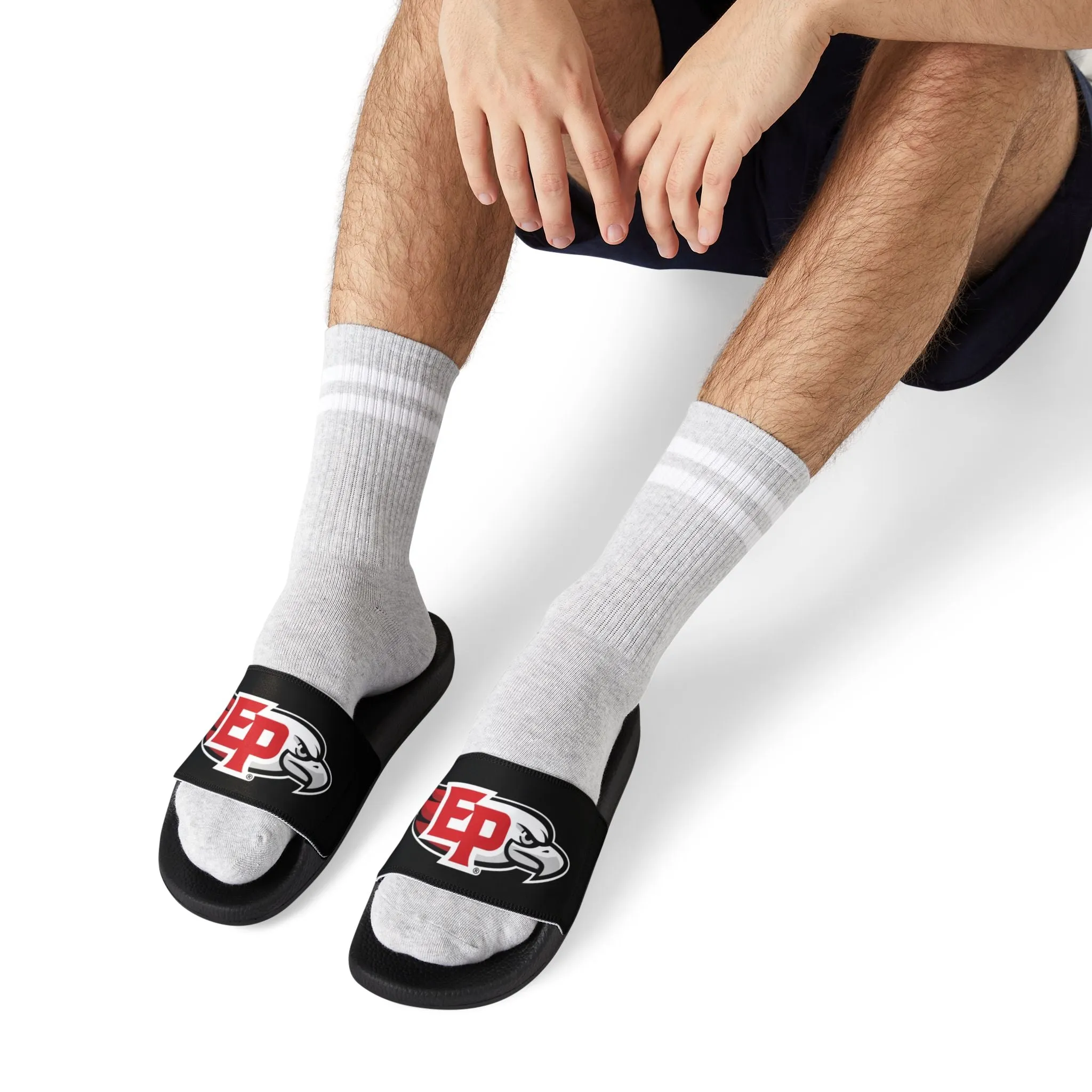 Eden Prairie Eagles Men's Removable-Strap Casual Sandals for Summer Adventures