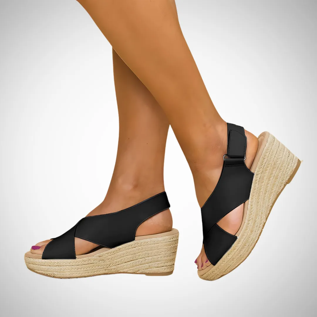 Emily Espadrille Wedge Sandals