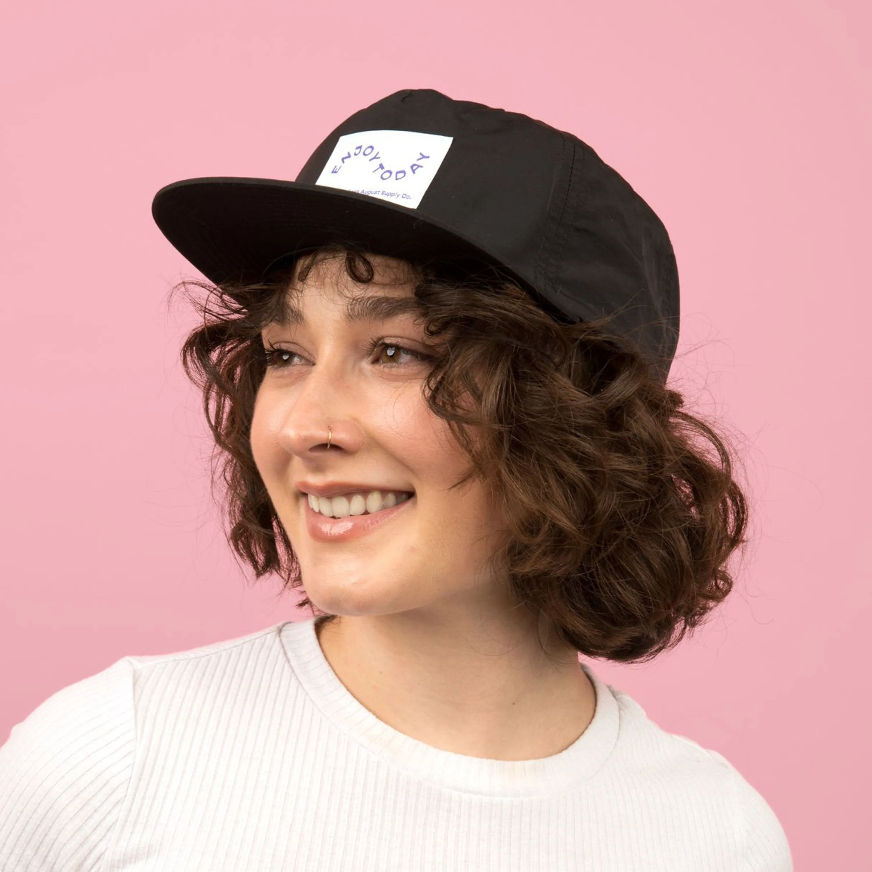 Enjoy Today Hat - black