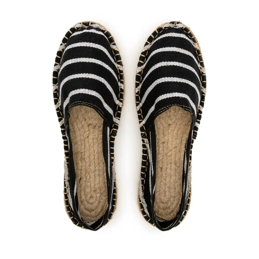 Espadrille Marinière Noire