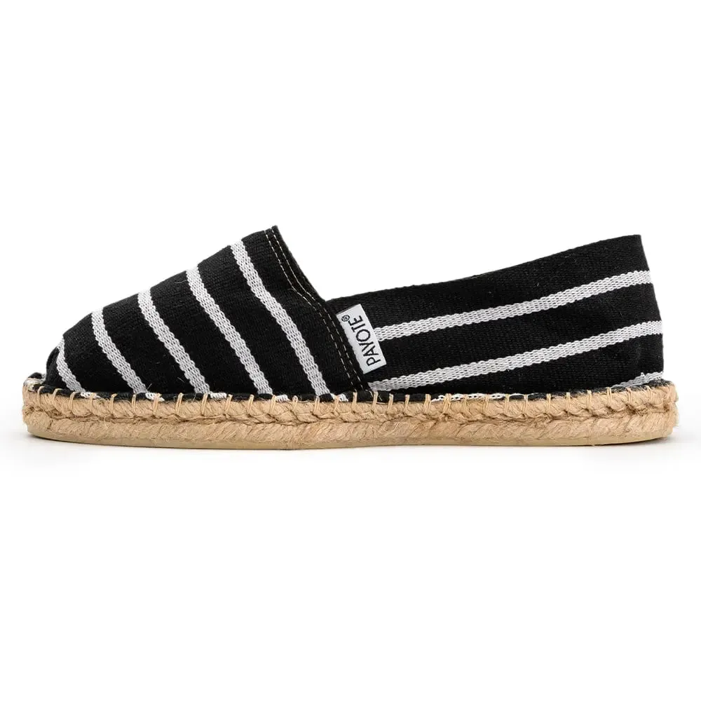 Espadrille Marinière Noire
