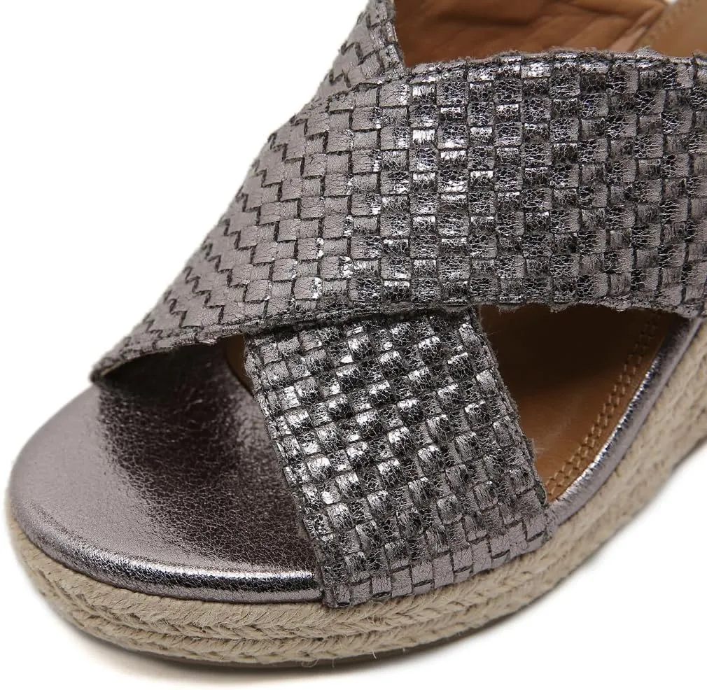 Espadrille Wedge Sandals for Women Open Toe Slingback Platform High Heels Summer Beach Dressy Sandal