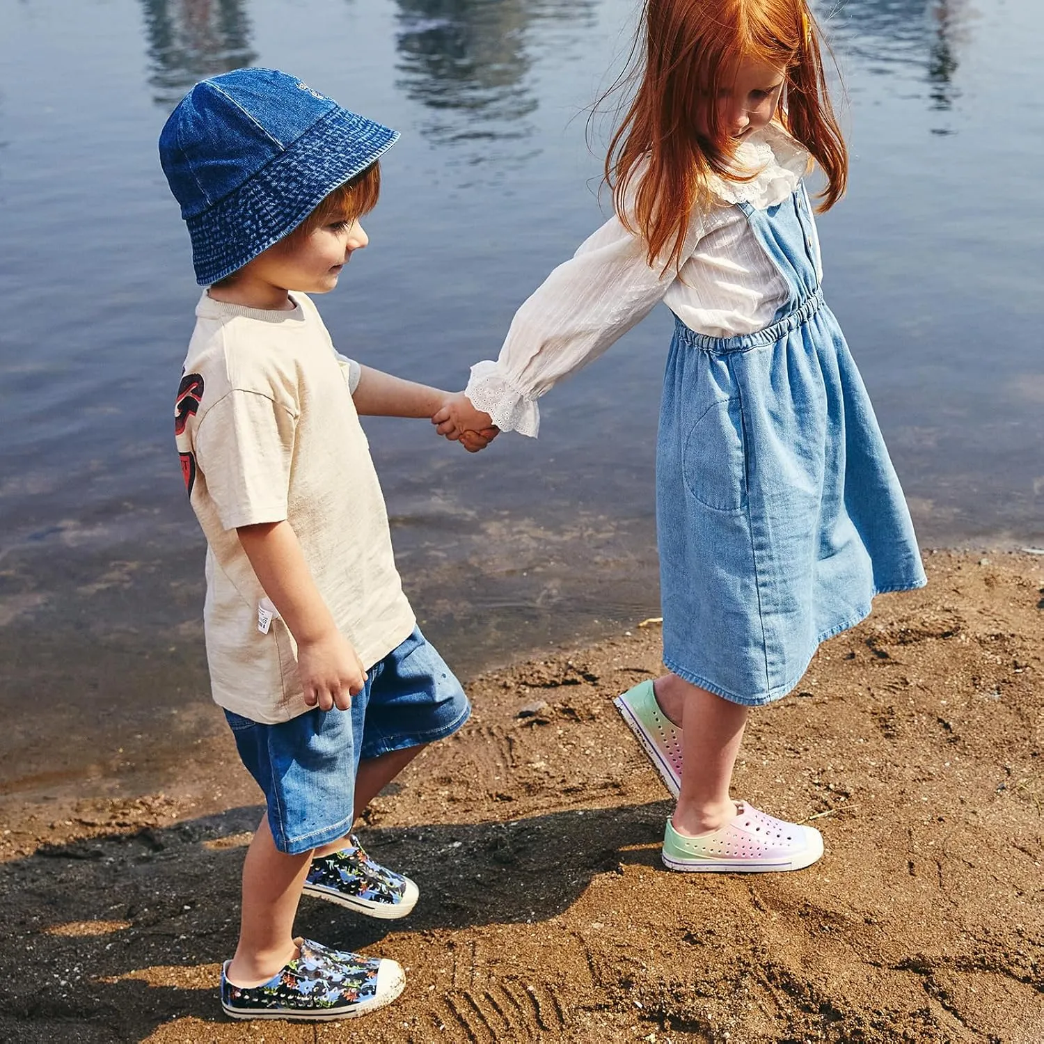EUXTERPA Toddler Water Shoes for Kids Boys Girls Summer Lightweight Slip On Sandals Children Breathable Quick Dry Pool Beach Sneakers