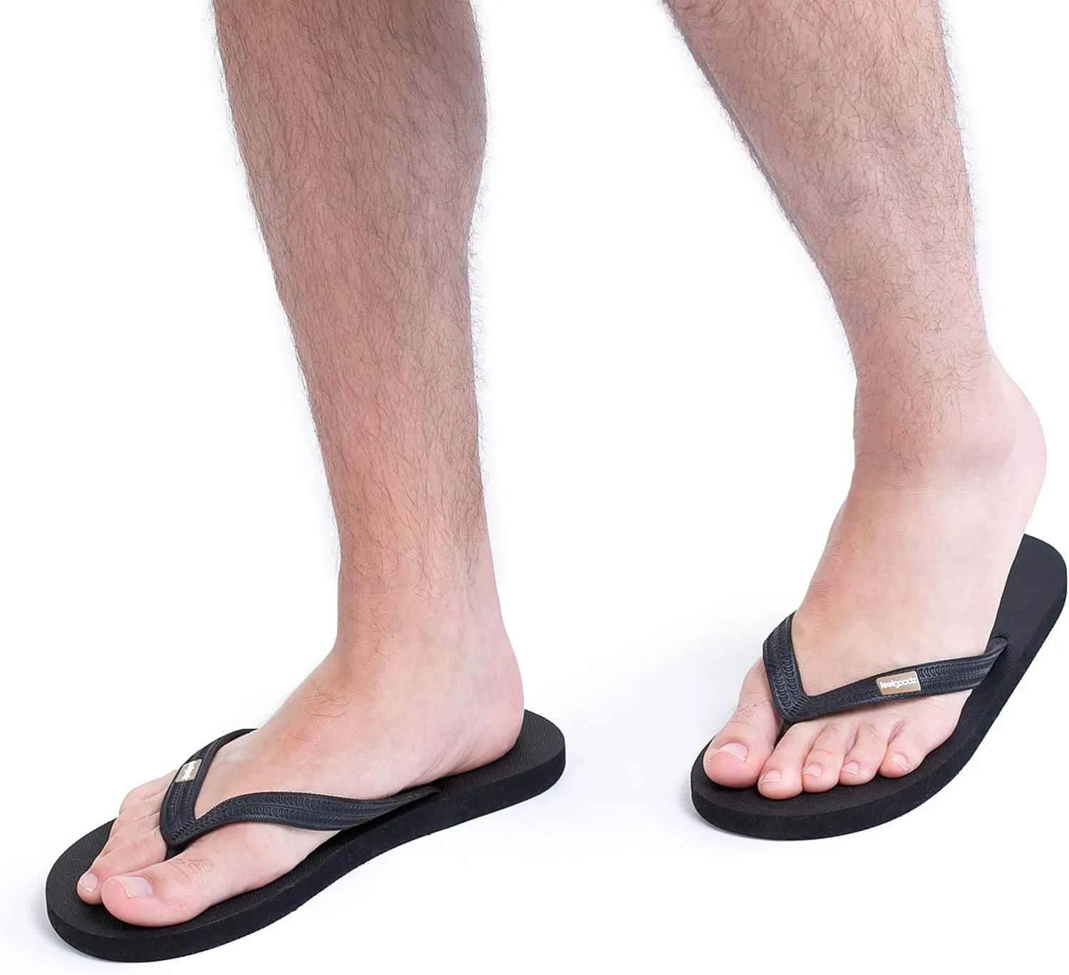 Feelgoodz Mens Classicz Rubber Flip-Flops - Waterprooof, 100% Natural Rubber & All-Vegan Sandals, Fair Trade Certified Slippers, Consciously Sourced & Artisan-Crafted