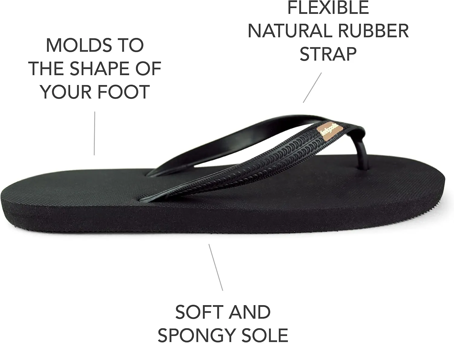 Feelgoodz Mens Classicz Rubber Flip-Flops - Waterprooof, 100% Natural Rubber & All-Vegan Sandals, Fair Trade Certified Slippers, Consciously Sourced & Artisan-Crafted